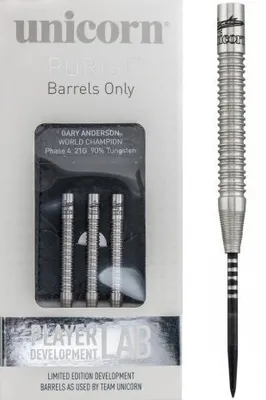 Produktbild von Unicorn Phase 4 Gary Anderson Purist Steel Barrel - 27g -- 1 Satz