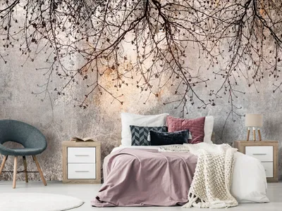 Produktbild von Vlies Fototapete Abstrakt 400x280 cmTapeten Wandtapete XXL Bäume Natur Lannschaft wie gemalt b-C-10084-a-a