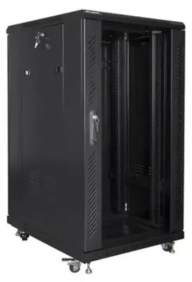 Image de Lanberg FF01-6822-12B armoire rack 22U Freestanding rack Noir