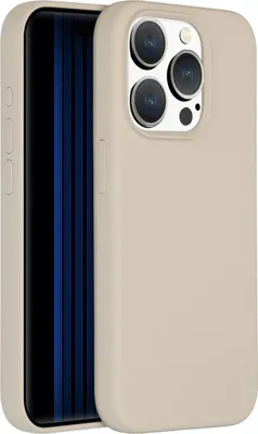 Zdjęcie produktu dla Accezz Liquid Silicone Backcover dla Apple iPhone 15 Pro - Stone