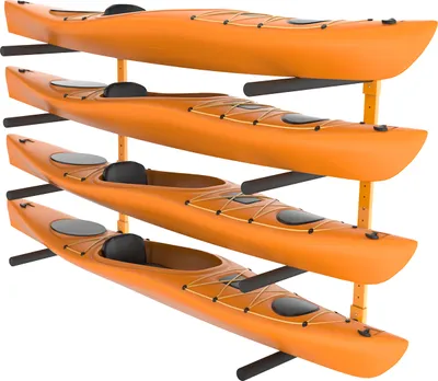 Immagine prodotto di VEVOR Kayak gancio da parete per kayak 1168 x 850 x 45 mm, supporto per kayak 4 kayak 797,5 ± 10 mm lunghezza del braccio di supporto, 181,6 kg capacità di carico Rastrelliera per kayak Robusti ganci per il deposito di kayak
