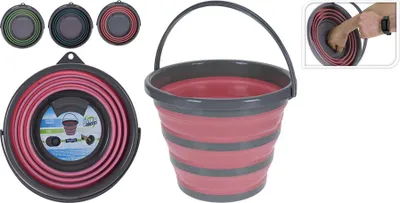 Image de Seau Pliant 10l Gain De Place, Multifonction - Ultraclean