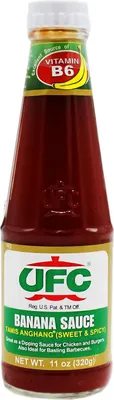 Immagine prodotto di UFC | Ketchup alla banana dolce-piccante - 320 g - Cucina asiatica - Salsa alla banana - Speziata