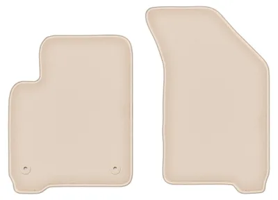 Produktbild von Velours-Fußmatten Vorne für Dodge Journey JC49 2007-2016 (Crossover) – 2-tlg, Beige, passgenau – Wielganizator FORTUNA