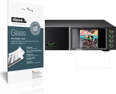 Produktbild von 2x Schutzfolie für Naim NDX 2 - Anti-Shock 9H Folie dipos Glass Kunststoffglas