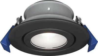 Produktbild von hoftronic LED Einbaustrahler 85mm GU10 IP65 Schwarz Rund Schwenkbar