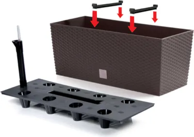 Immagine prodotto di Petto RATAN CASE marrone scuro 51,4 cm