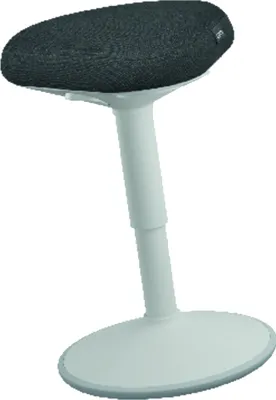Produktbild von Leitz 65440085, Gepolsterter Sitz, Grau, Kunststoff, Grau, 17 cm, 110 kg