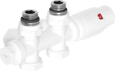 Immagine prodotto di Mexen G00 set termostatico angolare/dritto, Duplex, DN50, bianco - W908-900-20