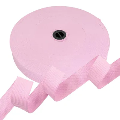 25m Gummiband Gummilitze 20mm flach gestrickt Stretch Elastisch violett