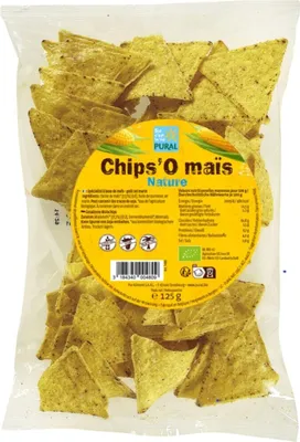 Image de Chips de maïs nature 125g