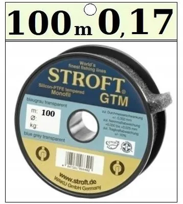 Image de Stroft GTM Fil de pêche 0.17 mm Compétition 100m