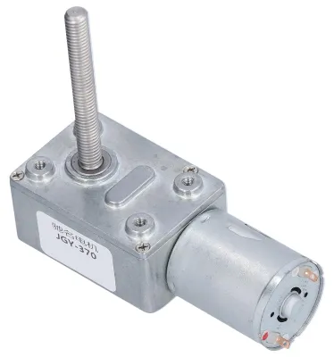 Obrázek produktu pro JGY-370 DC 24 V šnekový motor, samosvorná turbínová redukční převodovka s vysokým kroutícím momentem pro DIY modely, 40 ot./min.