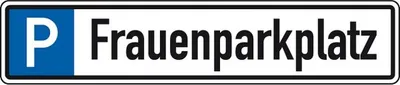 Produktbild von Dreifke® Schild I Parkplatzreservierungsschild Frauenparkplatz, ohne Befestig...
