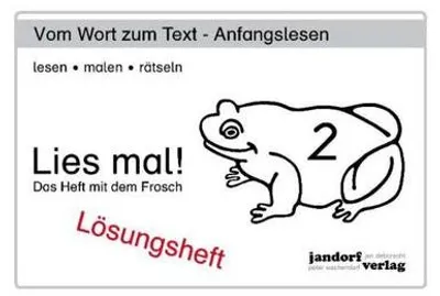 Immagine prodotto di Debbrecht, J: Lies mal! Heft 2 Lösungsheft