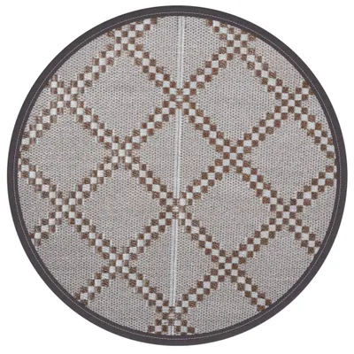 Produktbild von Outdoor-Teppich ARAKIL Braun Ø200 cm PP