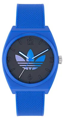 Produktbild von Adidas Uni Uhr PROJECT TWO GRFX Kunststoff blau AOST24553