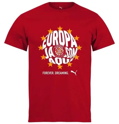 Imagen del producto de Camiseta Puma del Girona FC, modelo "Europa", para hombre