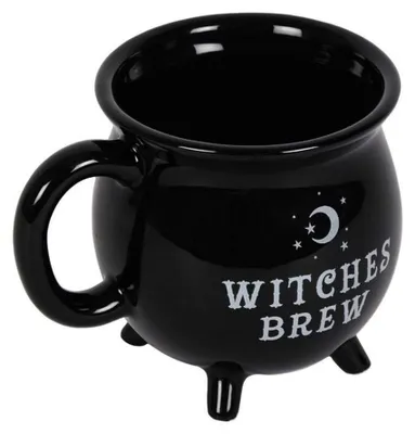 Zdjęcie produktu dla Omgoods - Kubek w kształcie czarownicy, z napisem "Witches Brew" (Napój czarownicy)