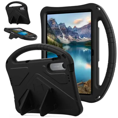 Produktbild von Kinder Schutzhülle für Xiaomi Redmi Pad 2 9.7 2026 9,7", Leicht EVA-Schaum mit Griff Ständer Hülle Schwarz