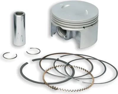 Obrázok produktu pre Piest Malossi, priemer 52 mm, typ B; piestny čap, priemer 13 mm; 3 piestne krúžky, obdĺžnikový profil