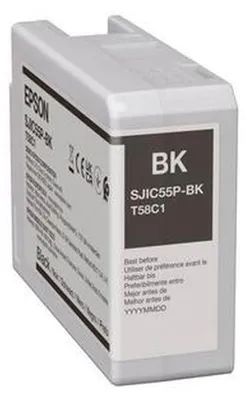 Immagine prodotto di Epson SJIC55(BK) cartuccia d'inchiostro 1 pz Originale Nero