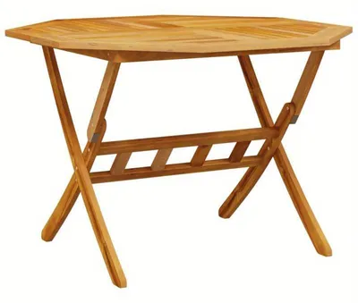 Obrázek produktu pro Venkovní stůl - skládací - z akáciového dřeva - 110 x 75 cm - kompaktní - přenosný - piknikový stůl