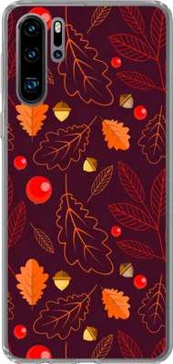 Produktbild von MuchoWow® Handyhülle Schutzhülle Hülle für Telefoonhoesje Huawei P30 Pro Muster - Herbst - Laub - Mädchen - Kinder - Kinder Silikon Softcase Handy Hülle - Schutzdeckel
