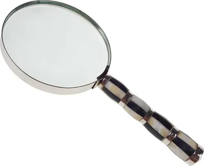 Produktbild von Leselupe Handlupe Vergrößerungsglas Glas vernickelt #39799