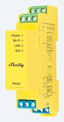 Productafbeelding van Shelly Relais "Pro RGBWW PM" - WLAN LED-lichtcontroller met LAN en Bluetooth