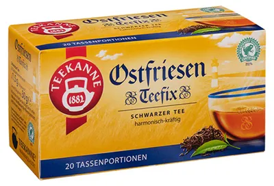 Zdjęcie produktu dla Teekanne Ostfriesen Teefix herbata czarna harmonijna mocna 30g