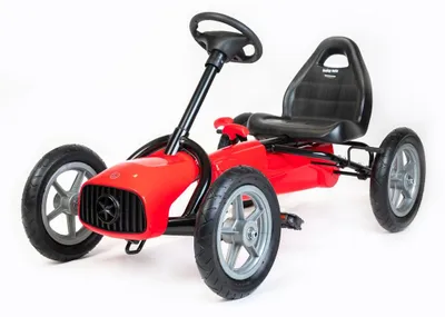 Obrázok produktu pre Detský šliapací gokart Baby Mix Buggy – červený