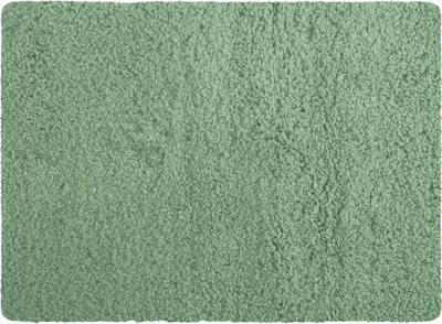 Produktbild von MSV Badteppich Badematte Badvorleger Duschvorleger Mikrofaser Hochflor flauschig 40x60 cm – Basil Grün