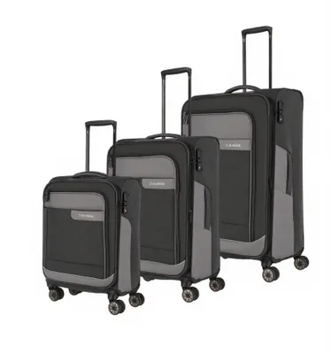 Produktbild von Travelite VIIA Koffer-Set L/M/S, farbenfroh, mit 4 stabilen Doppelrollen