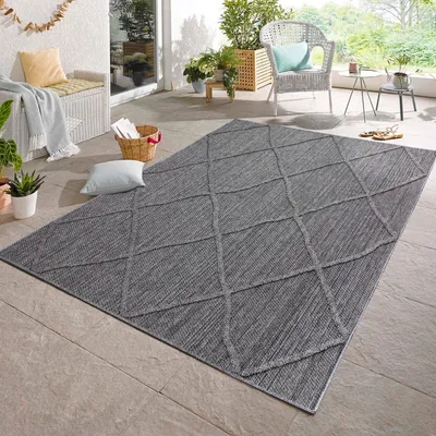 Zdjęcie produktu dla Carpetsale24 Dywan Wewn?trzny Zewn?trzny Styl Skandynawski Boho Jednolity Efekt Wysoki Niski Wodoodporny Salon Taras, Rozmiar: 240x340 cm