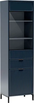 Produktbild von Minio, Vitrine "Asti" 54.5 cm, 2-trg, Indigo Farbe