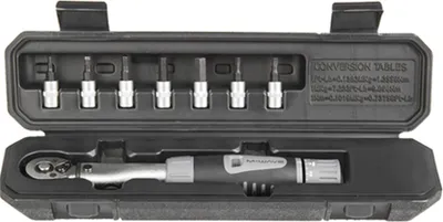 Produktbild von M-Wave TW-2/24, Klick-Drehmomentschlüssel, Nm, Mechanisch, 1/4", 2 - 24 Nm, 7 Stück(e)