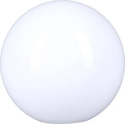 Produktbild von Kugelglas Lampenglas Ø 100mm weiß glänzend Ersatzglas Leuchtenglas Kugel rund