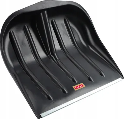 Image de KADAX Pelle à neige "Lafage", Pelle à neige sans manche avec bord en tôle, noir, 49 cm de large, 1 pièce