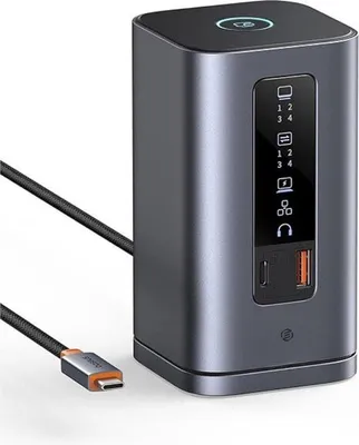 Zdjęcie produktu dla Uniwersalna stacja dokująca do laptopa z portem USB-C