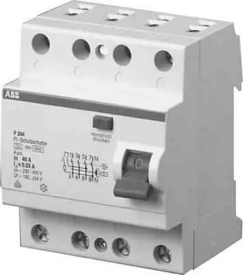 Produktbild von 2CSF204401R1400 F204A-40/0.03AP-R Fi-Schutzschalter A 4polig 40 0.03