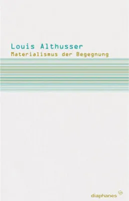 Obrázek produktu pro Althusser, L: Materialismus der Begegnung