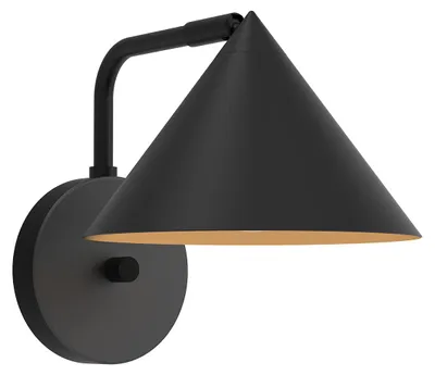 Immagine prodotto di Elstead Remyck applique E27 nero opaco Nero opaco