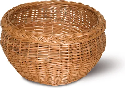 Produktbild von Sammelkorb rund Ø25cm x H14cm, braun, Laubkorb, Tragekorb, Feuerkorb