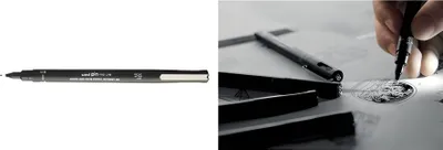 Image de uni-ball 003200 N uni-ball Fineliner PIN 003200 N, schwarz