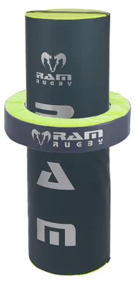 Image de RAM Rugby - Sac de plaquage - PVC - Mousse haute densité - Fabriqué au Royaume-Uni - Haut - Rambo - 28kg 152cm