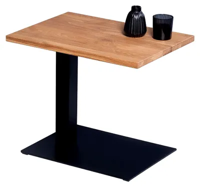 Produktbild von Beistelltisch Bibi aus massiver Wildeiche, B/H/T = 55x50x40cm