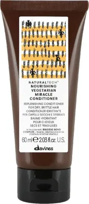Obrázek produktu pro Davines Naturaltech Nourishing Vegetarian Miracle Conditioner Hydratační kondicionér pro suché a poškozené vlasy, 60 ml