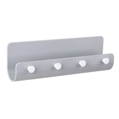 Obrázek produktu pro Walteco Věšák na klíče 215x70mm, plast, šedý