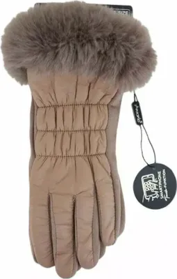 beige Handschuhe